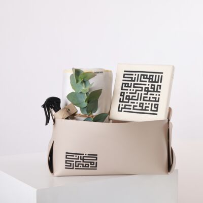 Ramadan Leather Basket