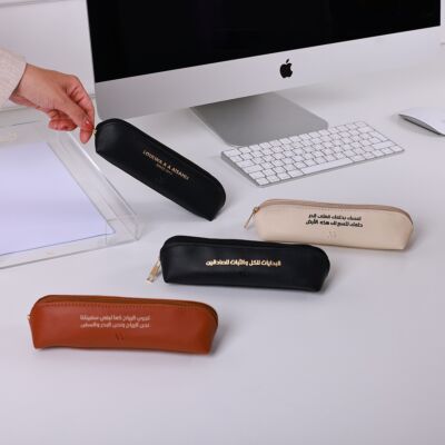 LEATHER PENCIL CASE